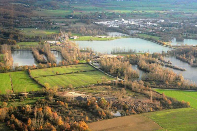 Vue aérienne de la Réserve de Cambounet–sur-le-Sor (source reserve-naturelles.org)
